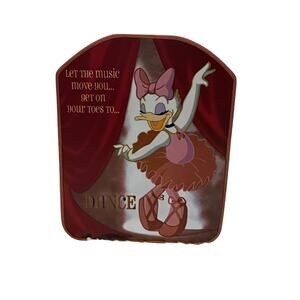 Disney Mickey & Friends Daisy Duck Let the Music Move You Dance Plaque